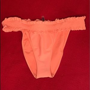 Forever 21 coral bathing suit bottom cheeky